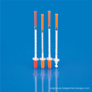 Medicial Insulin Seringa 0.3ml 0.5ml 1ml con CE ISO13485 BV SGS TUV GMP